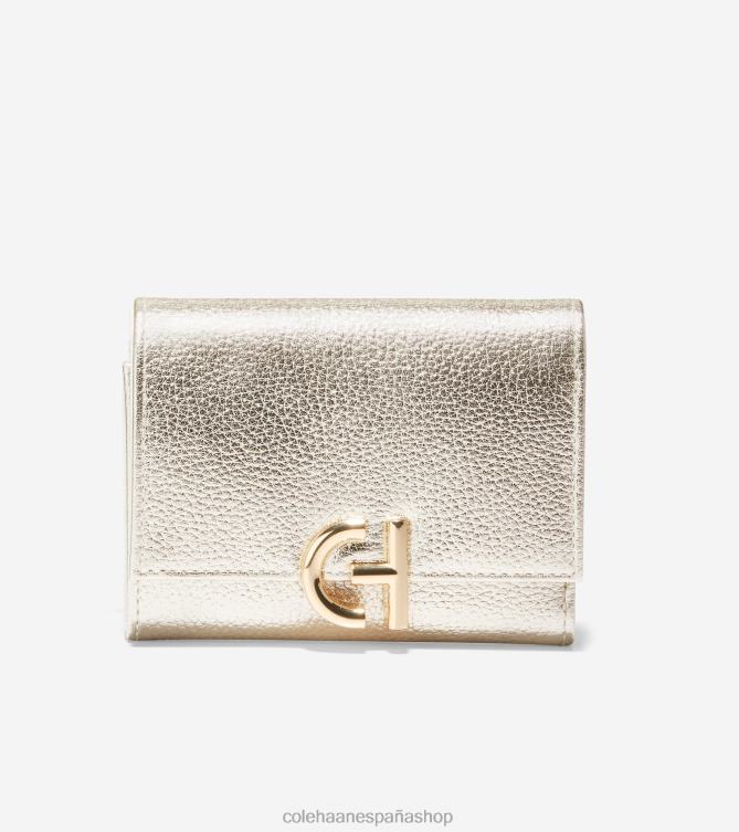 Cole Haan cartera triple de inwood mujer 00L00489 oro accesorios 00L00489 La estetica de la ropa de Cole Haan Espana Explora Cole Haan zapatillas completar tu conjunto